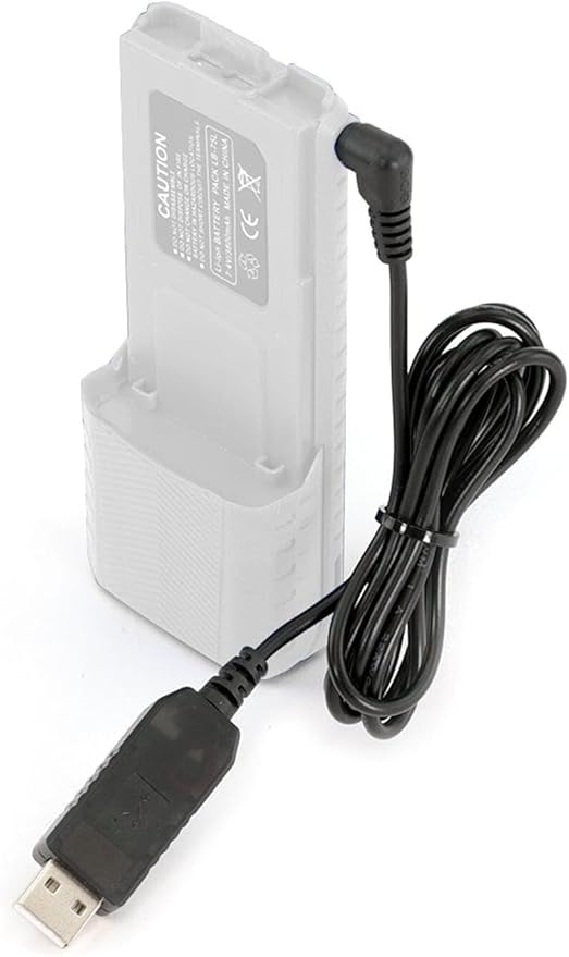 Rugged Radios USB Charger Cable for V3 R1 GMR2 GMR2-PLUS and RH5R Extra Large Battery