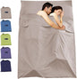 Sleeping Bag Liner Travel Camping Sheet, Lightweight Portable Sleeping Sheets for Outdoor Travel Backpacking Hiking Picnics Hotels