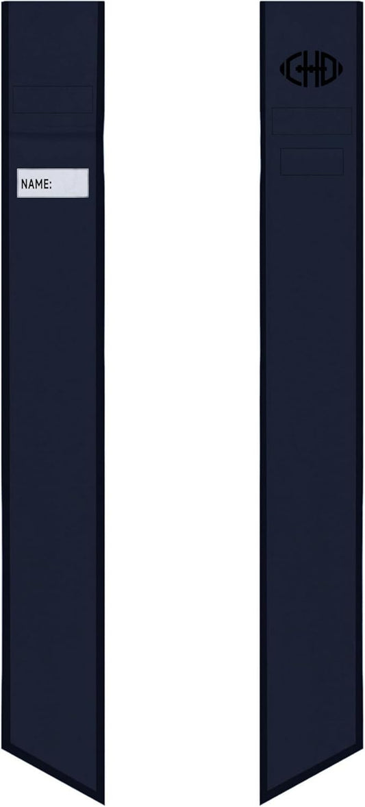 Football Towel, Thin Sports Towel, Dries Hands & Football Accessories (Black)