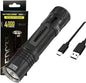 Nitecore EDC33 UHi 20 MAX LED Rechargeable Flashlight - 4000 Lumen w/Eco-Sensa USB Charging Cable