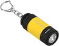 PATIKIL 2.1" Mini Rechargeable LED Keychain Flashlight, EDC Portable Small Torch with USB Charging for Everyday Carry, Yellow