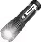 Mini Flashlight Powerful,Super Bright Small Flash Light, Zoomable 5 Modes Pocket Flashlight, Waterproof Adjustable Brightness for Camping, Running and Emergency