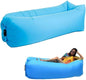 HaiChao Inflatable Lounger Sofa Air Chair Sofa Sleeping Bag Couch Air Sofa Bed for Lakes, Beaches, Garden, Camping (Blue)