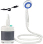 Portable Shower for Camping, Portable Camping Shower, Rechargeable Portable Outdoor Shower Head with Hose, 2 Travel Shower Heads, 6ft Hose