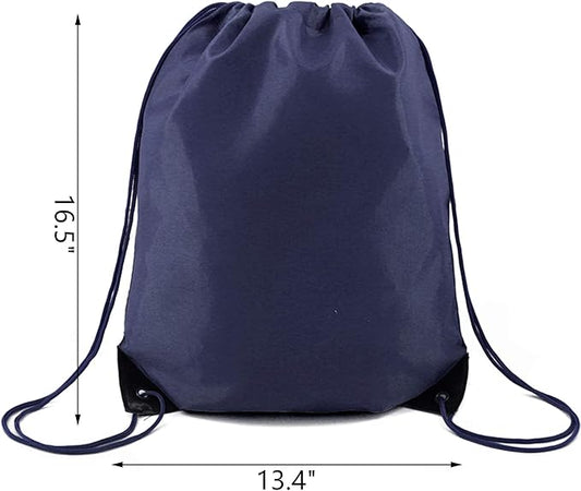 BeeGreen Drawstring Backpack Bags 20,30,50 Packs Reflective String Bags for Gym Sport Trip Cinch Sack DIY for Women Men