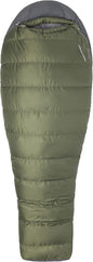 MARMOT Ironwood Mummy Sleeping Bag - 650 Fill Down, Lightweight, 30-Degree Rating, Bomber Green/Steel Onyx, Regular