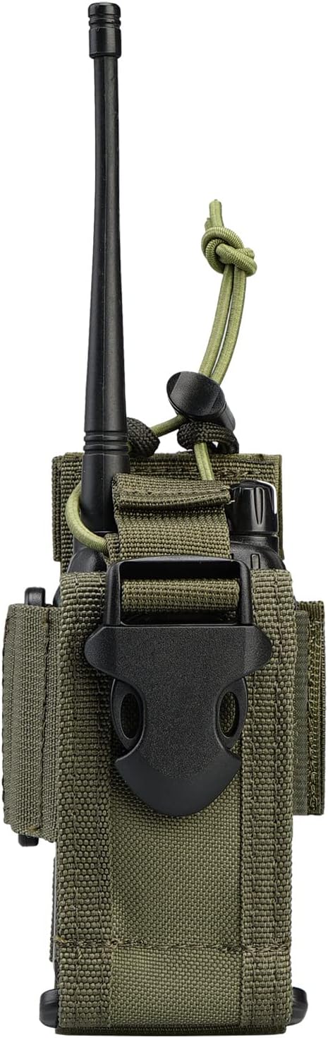 VIPERADE Radio Holster, MOLLE Radio Pouch for Vest, Universal Walkie Talkie Holster Radio Holder for Duty Belt, Police Radio Holder Tactical Radio Pouch for Baofeng, Motorola