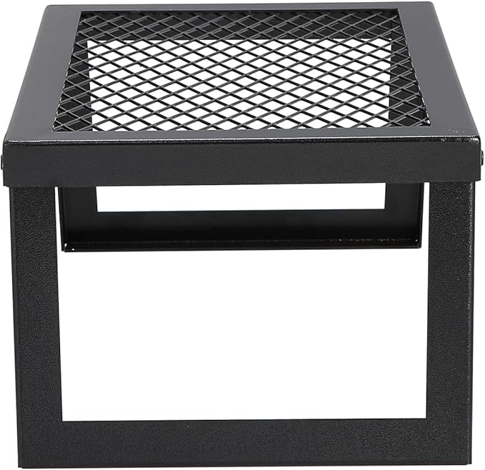 VEVOR Folding Campfire Grill, Heavy Duty Steel Mesh Grate, 18" Portable Camping Grates Over Fire Pit, Camp Fire Cooking Equipment with Legs Carrying Bag, Grilling Rack for Outdoor Open Flame Cooking