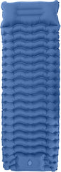 Sleeping Pad for Camping, Backpacking Self Inflating Sleeping Pad Ultra Lightweight, Air Inflatable Foldable Camp Hiking Sleep Mat for Outdoor Tent 4 inch Thick, Navy Blue