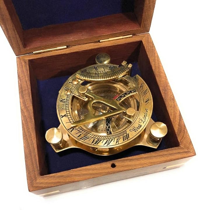 Sundial Compass Solid Brass Sun Dial