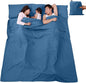 Sleeping Bag Liner, Lightweight Portable, Soft Travel and Camping Sheet, with Compact and Carry Bag, for Travel, Hotel