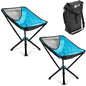 CLIQ Portable Chair Version 1.0 - Lightweight Folding Chair for Camping - Supports 300 Lbs - Perfect for Outdoor Adventures - Sky Bundle