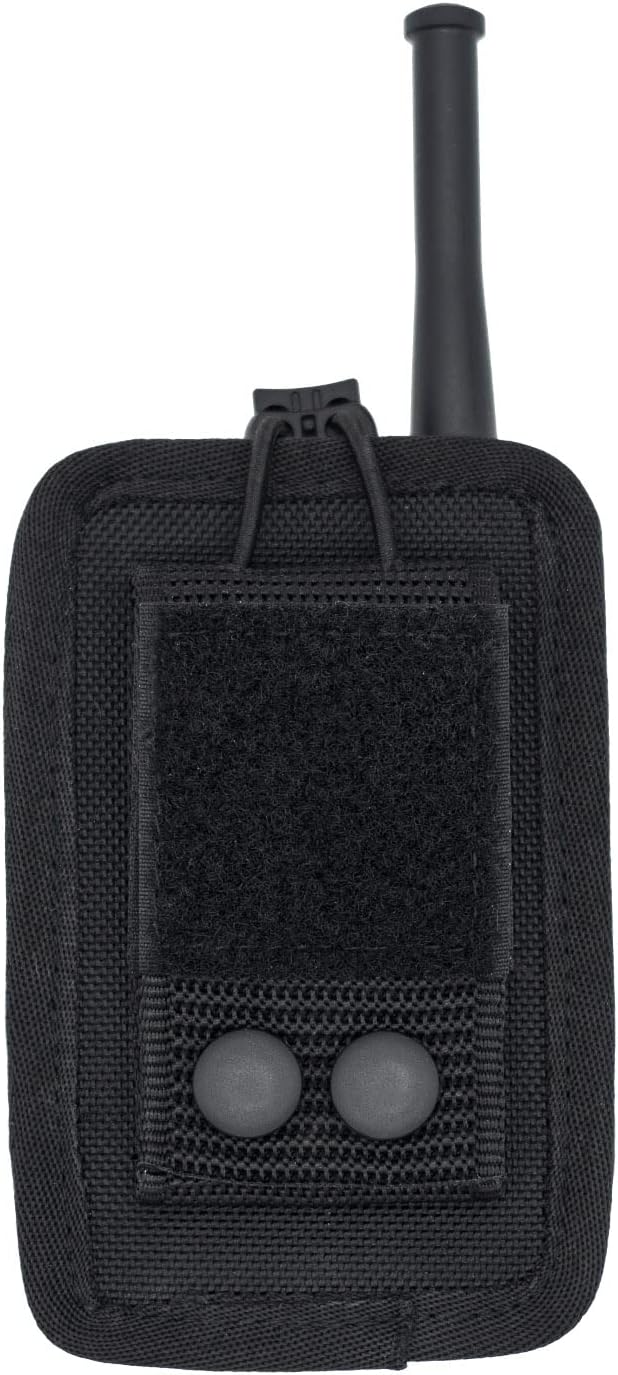 Universal Radio Holder Tactical Radio Pouch for Duty Belt Two Ways Radio Case Carrier Heavy Duty Walkie Talkies Nylon Holster Carry Bag for Police LE Security Safety Firefighter Rescue Outdoor