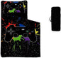 Space Nap Mat - Space Ship Galaxy Sleeping Bag with Removable Pillow - Daycare and Sleepovers Preschool Kindergarten Bedding Set for Kids Toddler Boys Girls