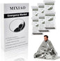 Emergency Foil Thermal Blanket (Pack of 6), Survival Blankets Perfect for Outdoors, Hiking, Survival, Marathons or First Aid