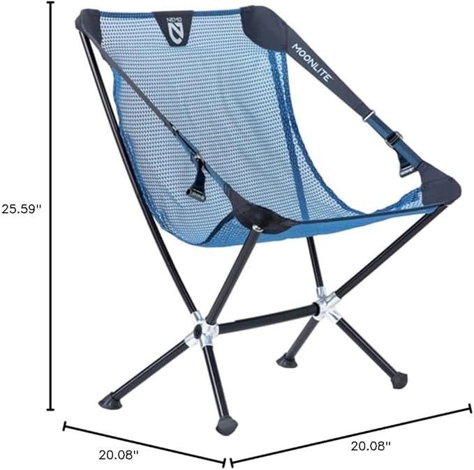 NEMO Equipment Moonlite Reclining Camp Chair - One Size - Blue Horizon