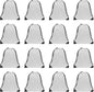 GoodtoU Drawstring Bags, Nylon Backpacks with Drawstring for Sport, Traveling, Team (White, 16Pcs)