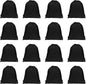 GoodtoU Drawstring Bags, Bulk Nylon Backpacks - Drawstring Gym Bag & Back Bag Cinch Sack for Sport, Traveling, Team (Black, 16Pcs)