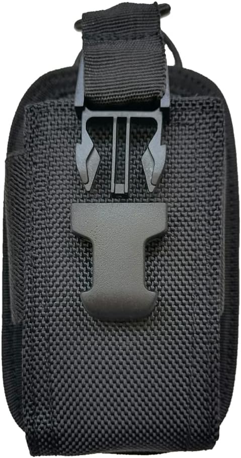 Two Way Radio Universal Tactical Holder Cases for GPS Photo uv-5r/88a/888s/md-390/GA-2S/BF-F8+/H777/UV82HP.Radios Pouch Bag for Two Way walkie talkie Adjustable Storage., Black