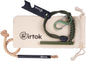 Camping Fire Starter Survival Tool，Large Size & Stylish Eye-catching Colors Ferro Rod with a Hemp Wick,Carabiner Clip & Survival Paracord,Survival Kit for Camping, Hiking & Emergency