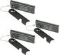 Fire Starter, Magnesium Survival Flint Tool Emergency Survival Kits Waterproof Firestarter for Camping/Hiking/Emergency - 3Pack