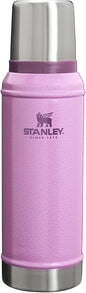 Stanley Classic Legendary Vacuum Bottle 1.0 qt | Wide Mouth with Leakproof Cup Lid | Keep Drinks Hot or Cold | Packable for Travel | Insulated Stainless Steel Thermos | BPA-Free | Hammertone Lilac