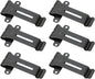 Radio Belt Clip, for Kenwood TK 208 TK 308 22AT, for Baofeng BF 888S BF 666s Replacement, Portable Walkie Talkies Belt Clamp Holder, Metal Material, 6Pcs