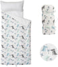 Bunnikins & Clover Toddler Nap Mat with Removable Pillow, Nap Mats for Preschool, Easy Clean Toddler Nap Pad for Kindergarten, Kids Sleeping Bag for Travel Camping
