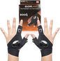 LED Flashlight Gloves for Men Women – Bright Lighted Fingerless LED Gloves for Handyman, Plumber, Mechanic Elastic Design, Waterproof, Battery Powered – Unique Gift Cool Gadgets for Men, Dad, Husband