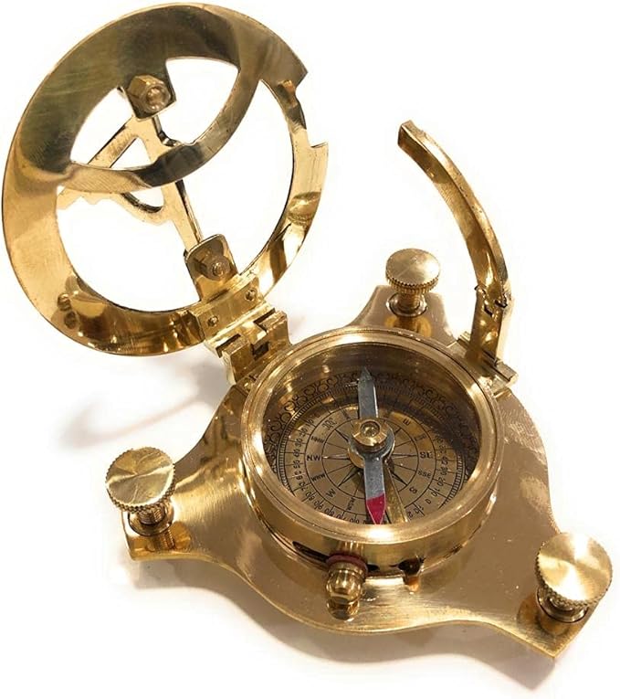 Sundial Compass Solid Brass Sun Dial