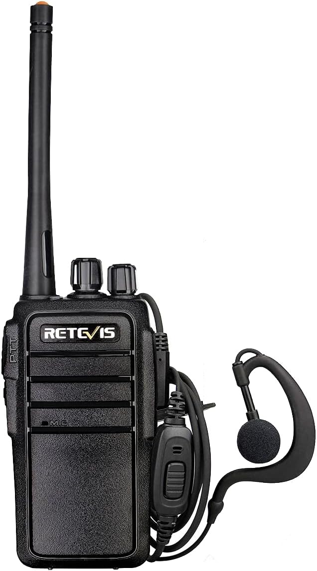 Retevis RT21 Updated 3000mAh Two Way Radios Long Range,Walkie Talkies with Earpiece,SOS Alarm,16CH,Portable 2 Way Radios for Security Cruise Camping Events(4 Pack)