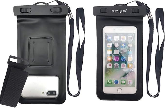 Waterproof Bags, Water Tight Cases Pouch Dry Bags + Waterproof Phone Pouch with Armband for Camera Mobile Phone Maps Pouch Document Holder Kayak Military Boat- 4 Piece Set