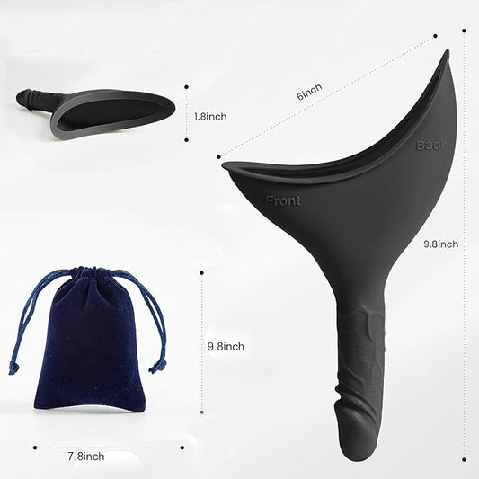 Female Urinal Pee Cloth Set, Portable Female Urination Device, Pee Funnel for Female