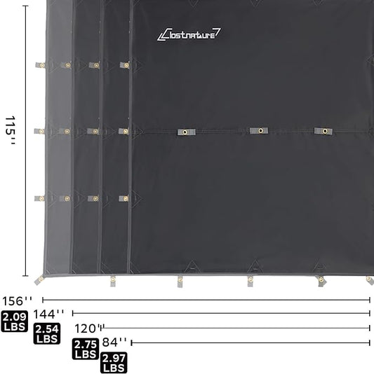 Clostnature Waterproof Camping Tarp for Tent - Ultralight Hammock Rain Fly for Backpacking, Heavy Duty Camping Hiking Awning Lightweight Rain Tarp Tent Shelter Camping Gear Must Haves