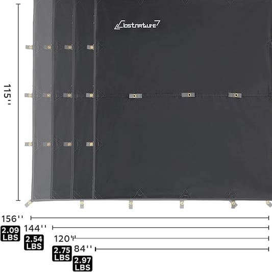 Clostnature Waterproof Camping Tarp for Tent - Ultralight Hammock Rain Fly for Backpacking, Heavy Duty Camping Hiking Awning Lightweight Rain Tarp Tent Shelter Camping Gear Must Haves