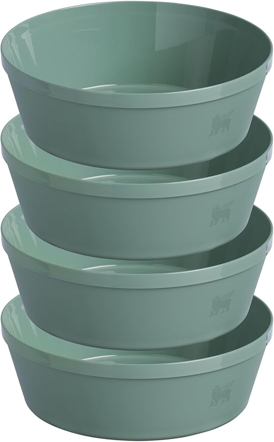 Stanley Wildfare Core 26-Piece Complete Camp Kitchen Cook Set | 4 qt Pot with Lid, 8in Fry Pan | 4 Table Settings, Plates, Bowls, Utensils | Camping Essentials for Your Camp Kitchen | BPA-Free