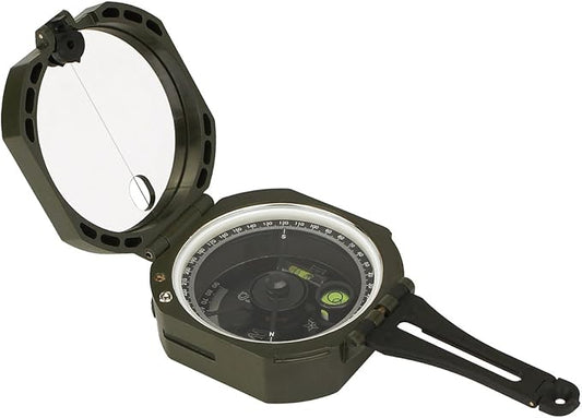SVBONY Camping Military Compass Pocket Transit Multifunction Compass Lensatic Sighting Fluorescent Waterproof for Hunting Hiking with Strap