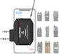 ABBREE Ham Radio Wireless Programmer Adapter for Baofeng UV-5R BF-F8HP 5RM UV-21R K5Plus UV-17R BF-888S AR-152 GM-15 Pro GM-5RH UV-5G Plus Quansheng UV-K5 Handheld Two Way Radio