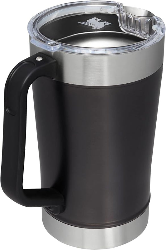 Stanley Stay-Chill Pitcher 64 oz | Cold Water, Beer, and Drink Pitcher with Lid | Large Capacity Durable Beverage Container with Handle | Insulated Stainless Steel | BPA-Free