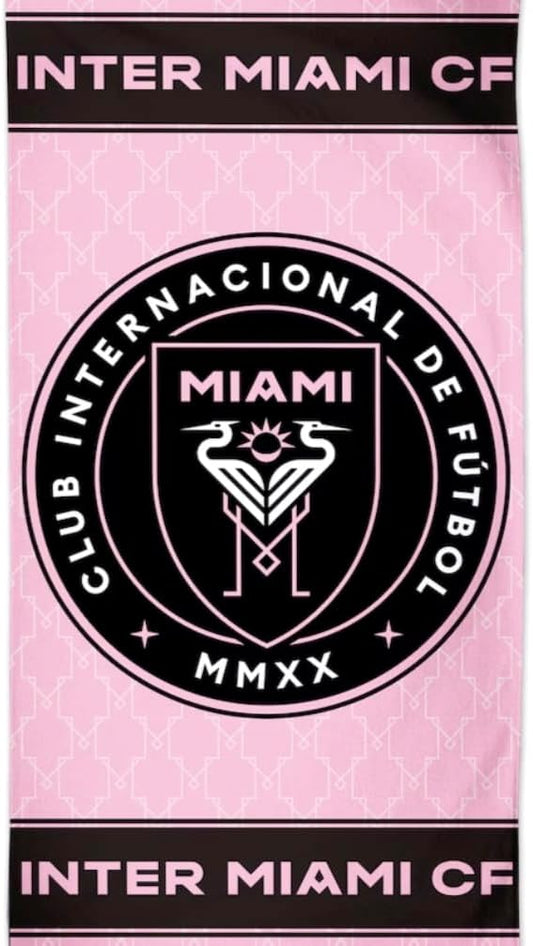 Pure Essence - Inter Miami FC Leo Messi Beach Towel 28X58