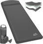 Self Inflating Sleeping Pad for Camping - 3.1" Thick Foam Sleeping Pad with Inflatable Bag, Lightweight Inflatable Camping Mattress Pad for Car Camping Backpacking Hiking Camping Mat (Grey)