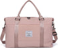 KARRESLY Travel Duffel Bag for Women,Shoulder Weekender Overnight Bag Sports Gym Tote Bag,Waterproof(Light Pink) free size