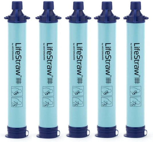 LifeStraw Personal Water Purifier for Hiking, Camping, Travel, and Emergency Preparedness