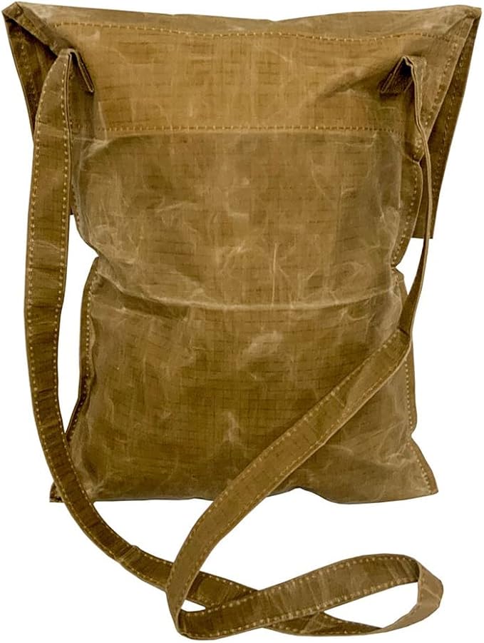 The Pathfinder School Durable Ripstop Waxed Canvas Bag - Haversack - Bushcraft Gear - Single Strap Hiking Pack Gathering Bag - Pathfinder Survival Bushcraft Bag - 15" x 12"