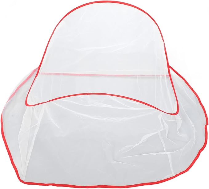 soobu Mini Mosquito Proof Cover, Camping Head Mosquito Net Foldable Easy to Carry for Camping