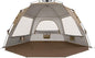 Naturehike Beach Tent Sun Shelter for 3-4 Person, Automatic Easy Set up Pop up Instant Tent, UPF50+ UV Protection Portable Canopy Privacy Tent (Light Brown)