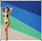 BYDOLL Beach Blanket 78''X81'' 4-7 Adults Oversized Lightweight Waterproof Sandproof Blanket for Beach Large Picnic Mat Travel Camping