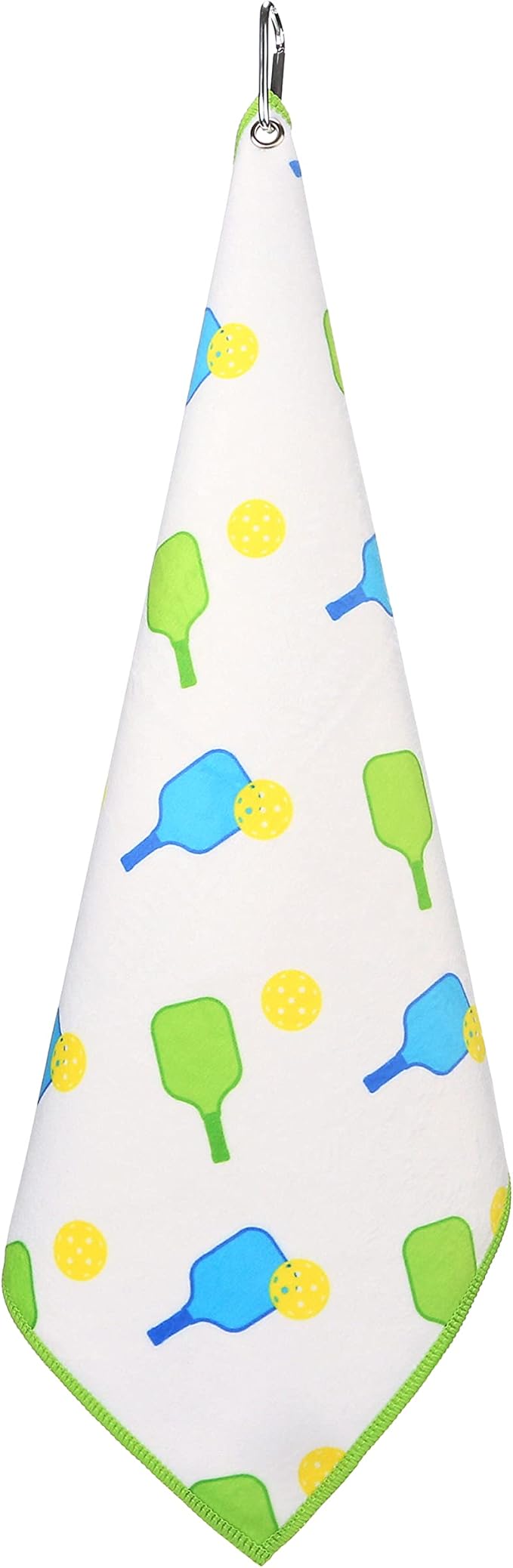 Millie Rose Pickleball Towels in Fashionable Prints - Cute 15x17 inch Microfiber & Cotton Athletic Towels with Carabiner Clip - Pickleball Accessories, Pickleball Gifts (Pickleball is Life)