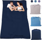 Sleeping Bag Liner,Lightweight Single/Double Sleep Sack,Camping & Travel Sheets for Adults,Premium Soft Hotel Sheet for Outdoor Traveling Hiking Hotel Picnics