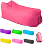 Inflatable Lounger Air Sofa Hammock, Inflatable Couch for Camping, Perfect for Beach Chair Waterproof Anti-Air Leaking Pouch Couch Air Chair for Outdoor, Beach, Hiking…